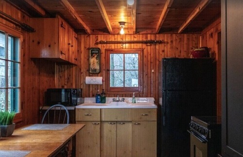 Port Sheldon House | 3 BR Classic Log Cottage on Lake Michigan, 3 Night Minimum, Kayaks included