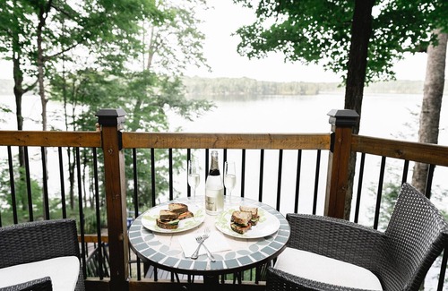 Frontenac Cottage | 3 BR Lakefront Beach Retreat; Hot Tub, Fire Pits! Pet-friendly!