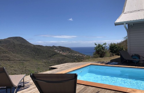 Les Anses-d'Arlets Villa | 3 Creole Lodges Jacuzzi Pool Caribbean Sea View Anses d'Arlet