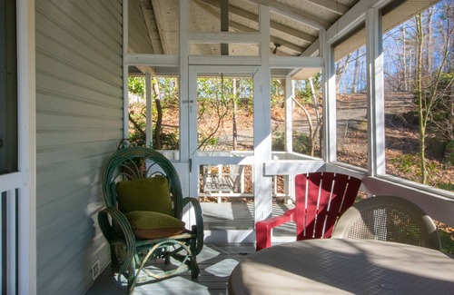 Blairsville Cabin | 3 Deer Cabin - Fireplace - Mountain View