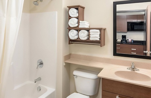 Council Bluffs Hotel | 3 Extended Stay Rooms w/ Kitchen Perfect for Budget Travelers Near Local Gems