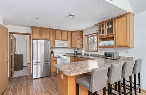 Locust Lake Village House | 3-level home w/open floor plan, hot tub & golf cart access - near everything!