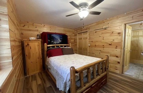Newaygo House | 3 minutes from the Muskegon River! Quiet and spacious home with a large deck.