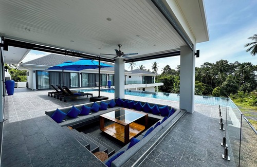 Hua Thanon Villa | 3 minutes walk from the beach luxury villa with personal pool and view