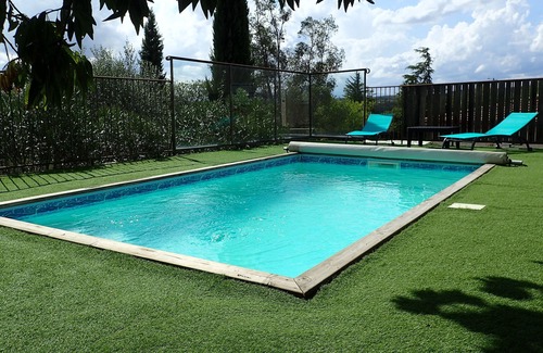 Ruoms Apartment | 3* self-contained apartment with private pool in the heart of a thousand olive trees.