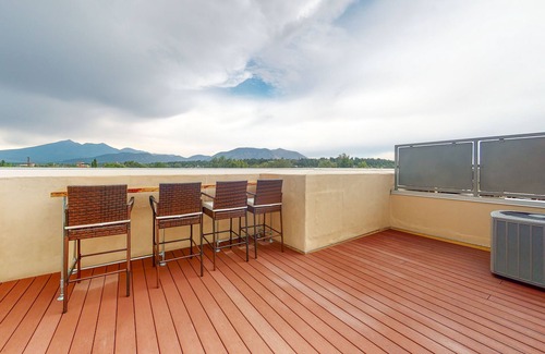 Southside House | 3-story downtown home with private rooftop, firepit, gas grill, mountain views