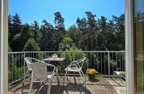 Gelbensande Apartment | 3-zi.-fewo mit 2 Schlafzimmern, 2 Bädern, 2 Balkonen für 4 Personen