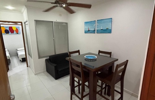 El Rodadero Apartment | 30 meters from the Rodadero beach, studio apartment ideal for 4 people.
