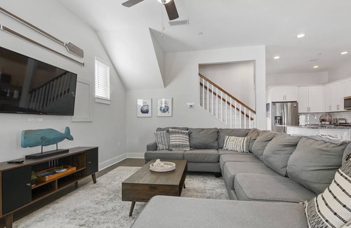 Dune Allen Beach House | 30A Beach House - sleeps 12 - short walk to beach access - dog friendly - pool