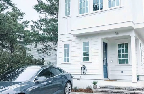 Santa Rosa Beach House | 30A home with curated Interiors & EV Charging in gated community