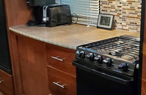South Haven House | 33' Kodiak RV Travel Trailer Camper on site in South Haven Michigan