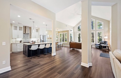 Palmetto Dunes House | 34 Heath Drive @ Palmetto Dunes | Balcony Overlooking Pool | Bunk Room | Prime Location