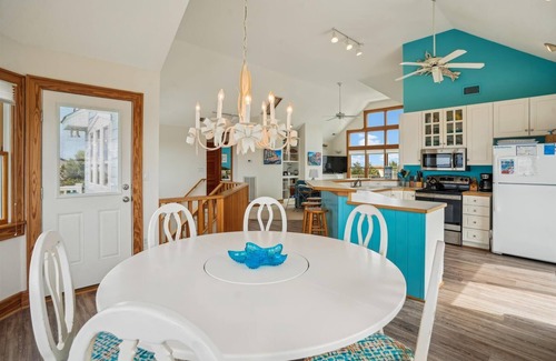 Carolina Dunes House | 360 degree views of ocean and sound. Private Salt Water Heated pool with cabana, hot tub, gameroom!