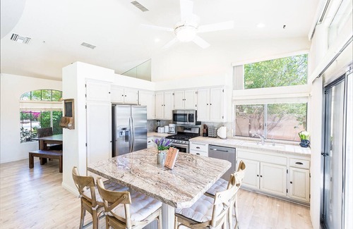 Rancho Del Oro House | 360° Mountain Views, Heated Pool & Spa, Firepit