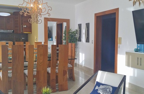La Esplanada Apartment | 3BD central condo in Sosua, fully equipped, large pool, WIFI BBQ A/C Cable TV