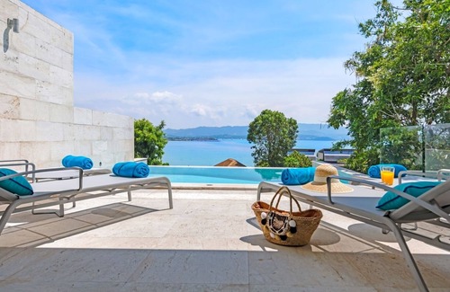 Moo 5 Villa | 3Bed/4Bath Beachside Ocean View Villa with Swimming Beach and Park Access