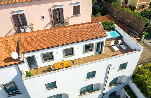 Sant'Agnello Apartment | 3BR 3BT Luxury Penthouse, great view, private pool and terrace, close the sea