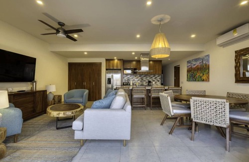 Libertad Apartment | 3BR Condo: Partial Sea View, Pool & Jacuzzi