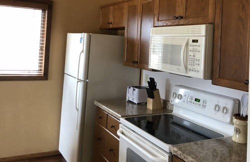 Baileys Harbor Condo | 3BR Condo with Fireplace, Balcony, & Lakefront Access at The Rushes