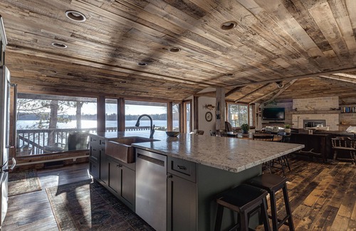Presque Isle Cabin | 4 BDR, ON water lodge!