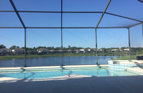 Sunset Lakes House | 4 Bed,3.5 Bath, 2 Masters Sf Pool/Kiddie Pool, Lakeside