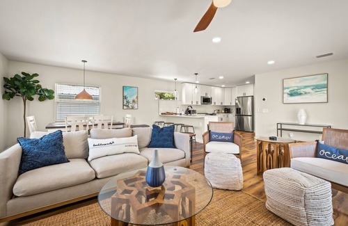 Jacksonville Beach House | 4 Bedroom 4 bath 2 kitchens Ocean View Roof Deck