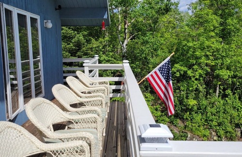 Tower House | 4 bedroom Home with 2 decks for panoramic views and dock access to Daisy Bay
