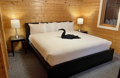 Lake Shore Resort | 4-Bedroom Lakefront Cabin with Gas Fireplace in Nisswa, MN- Minutes from Gull Lk