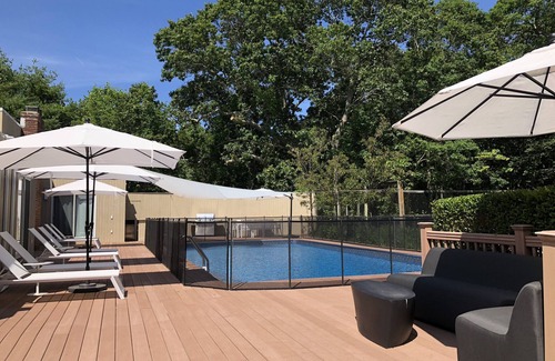 Remsenburg House | 4 Bedroom Private Family Home w/Pool & Tennis on 1 acre, 12 mins to Rogers Beach