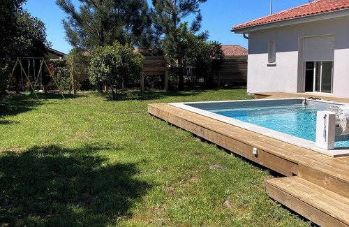 Linxe Villa | 4-bedroom villa, private heated pool, enclosed garden8 minutes from the beach