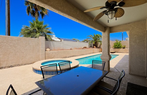 Lake Havasu City House | 4 Bedroom with a pool and spa . Rv and boat parking . Close to launch ramp.