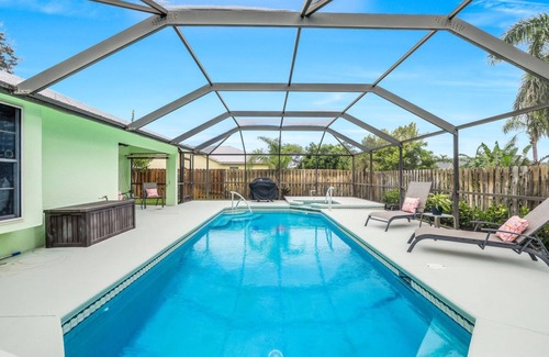 Willoughby Acres House | 4 BR private Naples home with heated pool/spa, 10 minutes to the beach