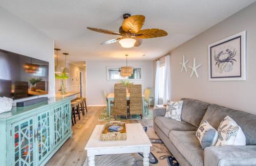 Ocean Drive Apartment | 4 Mi to Barefoot Landing Retreat with Pool Access!