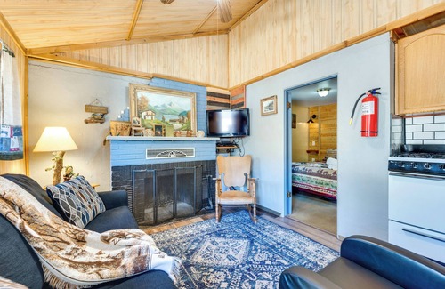 Drake Cabin | 4 Mi to Estes Park: Riverfront Cabin w/Hot Tub!