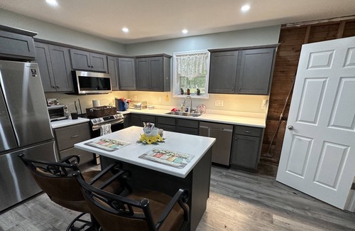 Eva Apartment | 4 miles from Nathan Bedford Forest State Park and Kentucky Lake