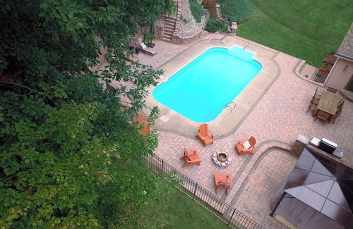 Saratoga Springs House | 4 Miles to Saratoga Race Track! Private Heated Pool. Ample parking.
