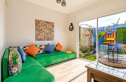 Skhirat Plage Villa | 4 min à pied de la Plage, 3 BR, Piscine, Parking