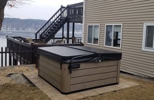 Conesus House | 4 season escape boasts 5 beds and now a HOT TUB to enjoy any time of year!