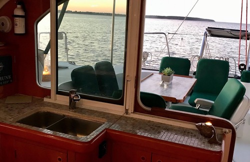 Lance aux Epines Boat Rental | 40' catamaran