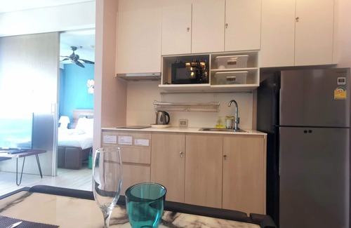 Na Chom Thian Condo | 456 Veranda Residence Pattaya Jomtien Sea View 1BR; Beachfront