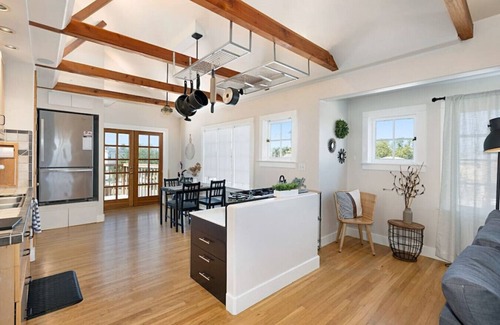 Normal Heights Apartment | 4704 E Mountain · Stylish Interior w Private Patio/Mural/Firepit/BBQ