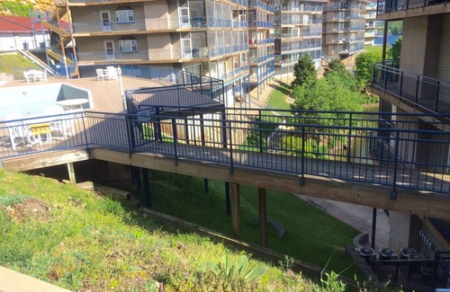 Lake Ozark Condo | 4BD/4BA Condo, Sleeps 10, Lake Front View, Steps from Pool, Family Fun!