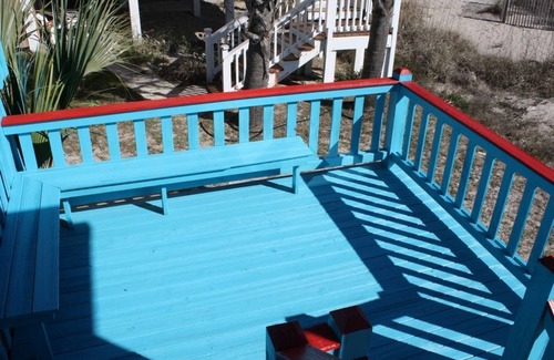 Edisto Island House | 4BR/4Bth Direct Oceanfront,House,Covered Porch and fireplace!