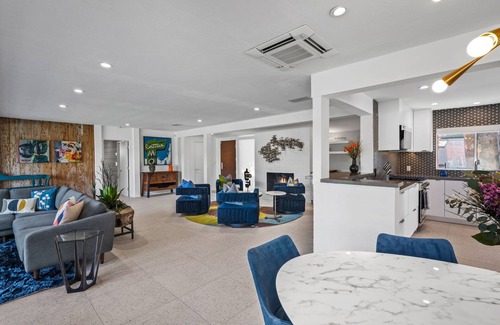 Tahquitz River Estates House | 5 Bedroom/4 Bath South Palm Springs Resort Like! 2 outdoor fire features.