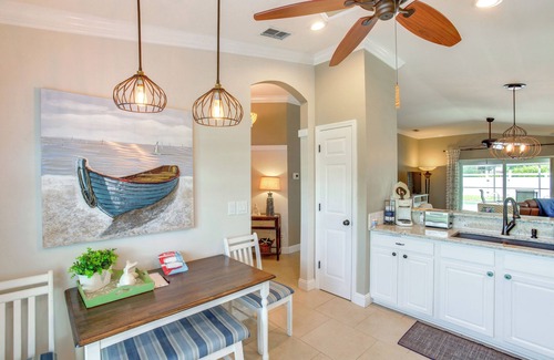 Beachwalk Isles House | 5 Mi to Fort Myers Beach: Home w/Heated Pool!