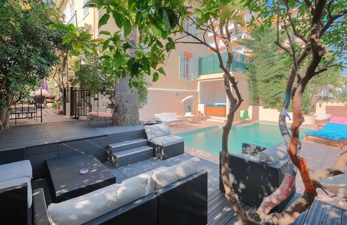 Riou - Petit Juas - Av de Grasse Villa | 5 min walk from the Palais Festival mansion with pool and 7 bedrooms