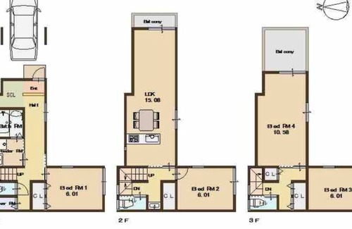 Naniwa House | 5 minutes walk from Shinsekai Tsutenkaku. House with parking