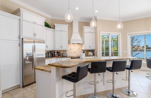 Marco Island House | 5 Star Property! Sleeps 10! Large waterfront model pool home on large Bay!