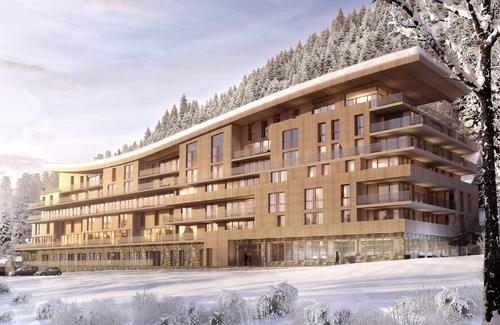 Arc-1600 Apartment | 50m from ski slopes, 5th floor, fitness, swimming pool, sauna, hammam, terrace, parking, tv