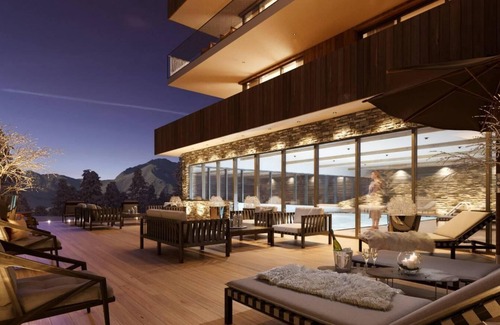 Arc-1600 Apartment | 50m from ski slopes, 5th floor, fitness, swimming pool, sauna, hammam, terrace, parking, tv
